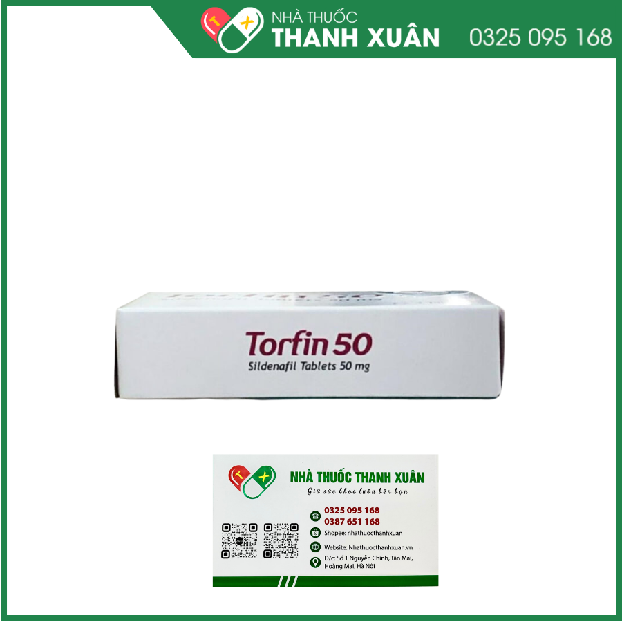Torfin 50 điều trị rối loạn cương dương